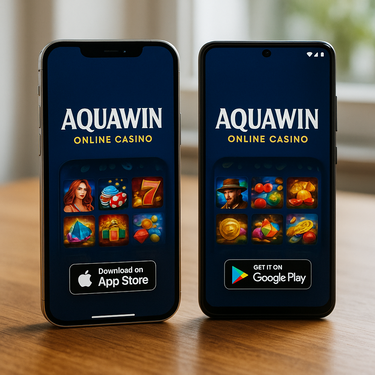 AquaWin Casino - Mobile Apps for iOS and Android - Czech Market